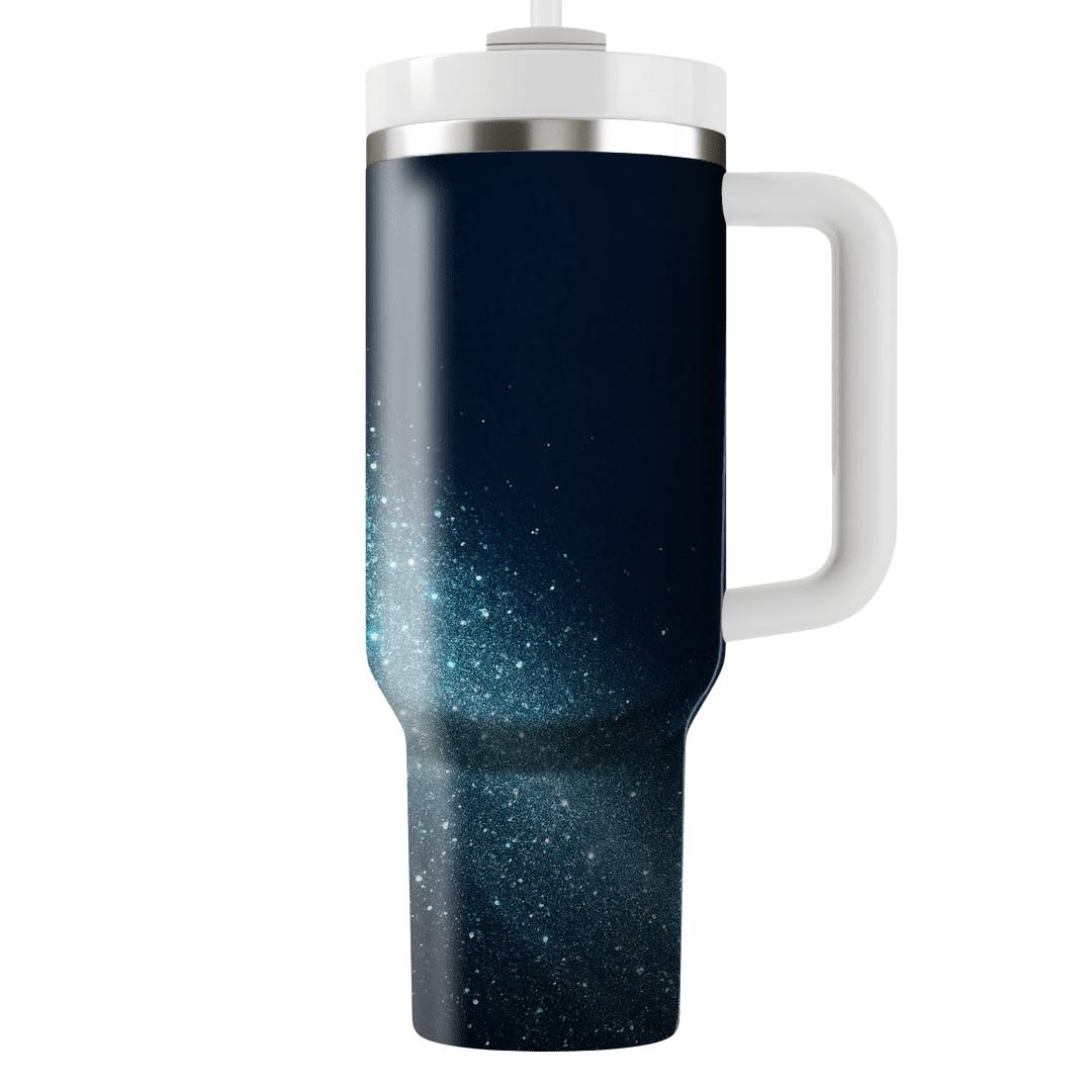 Celestial Crystal Glitter Cascade custom tumblers
