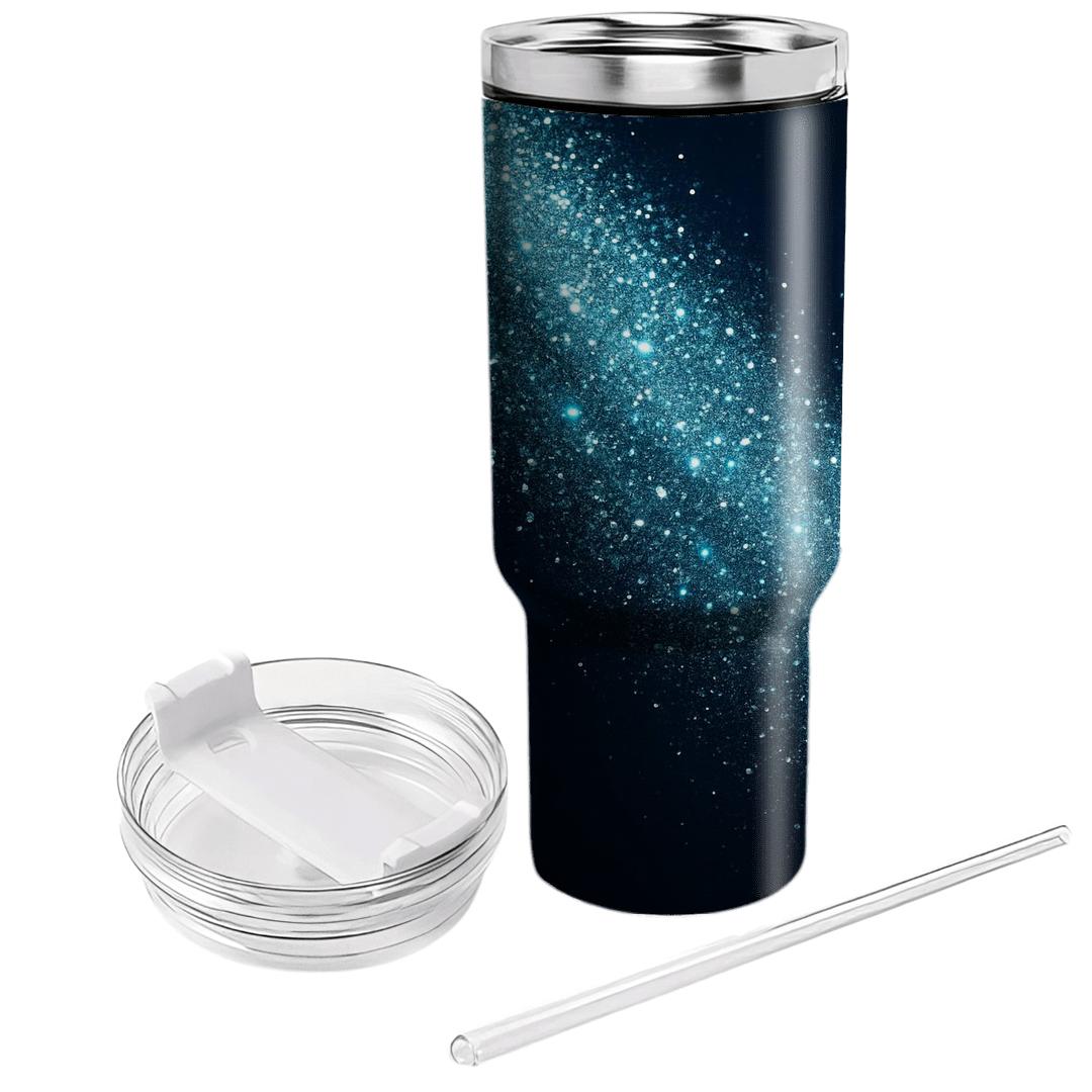 Celestial Crystal Glitter Cascade custom tumblers