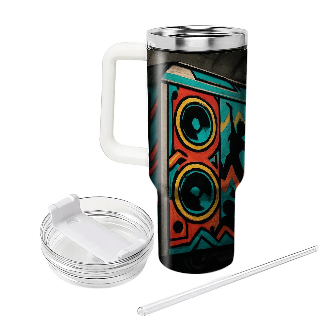 Subway Graffiti Sound Clash personalized tumblers