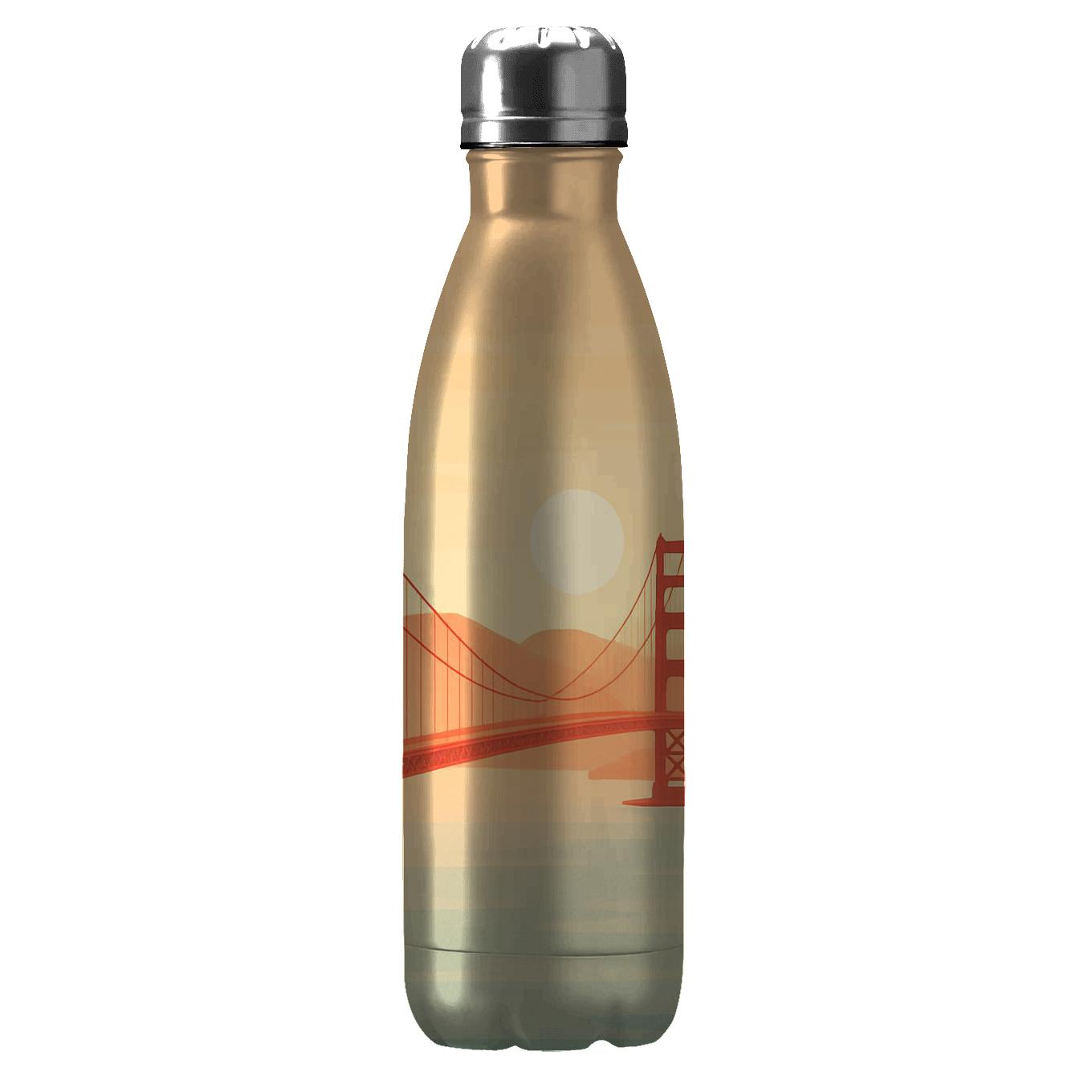 Golden Gate Bridge San Francisco water bottles with lids
