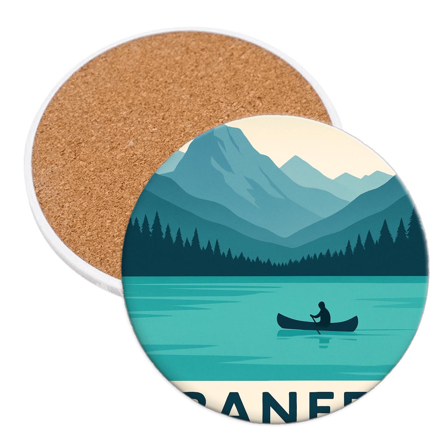 Banff National Park Canada stone coaster collections