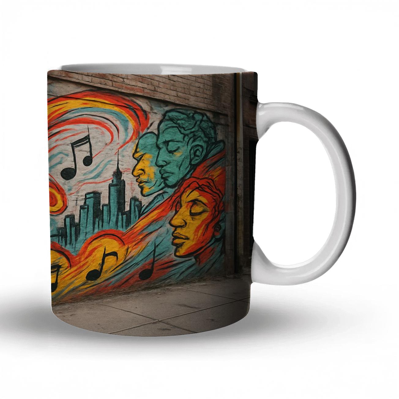 Street Jazz Graffiti Flow gift mugs for occasions