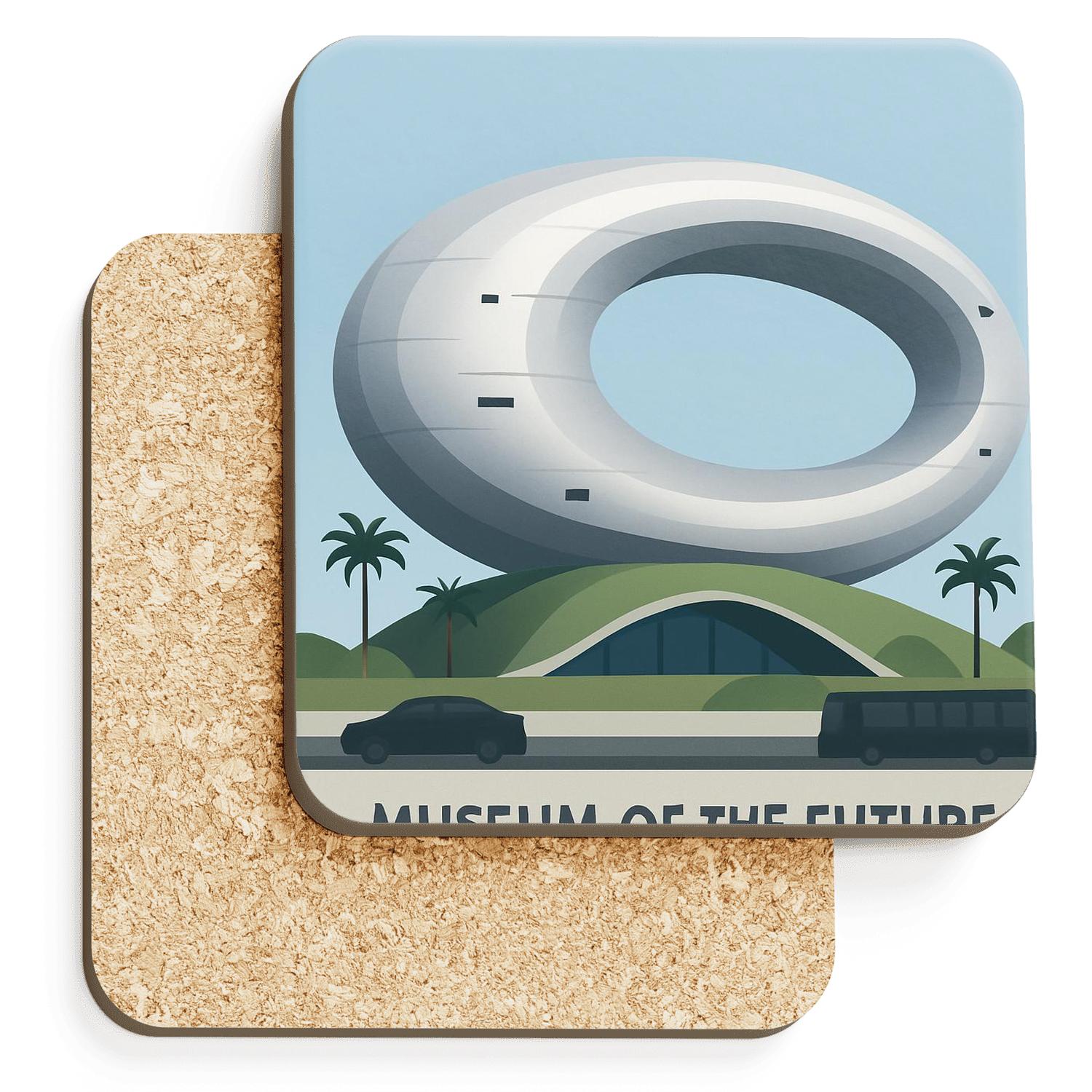 Museum Of The Future Dubai cork coaster sets