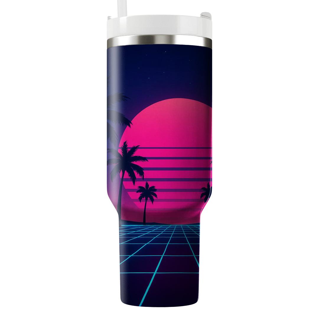 Arcade Grid Horizon tumblers with lids