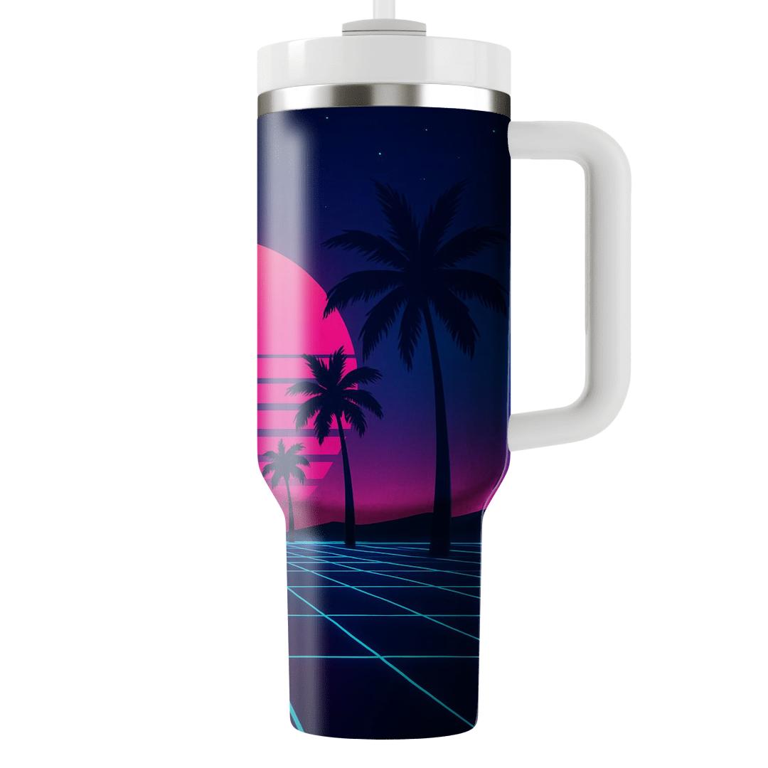 Arcade Grid Horizon tumblers with lids