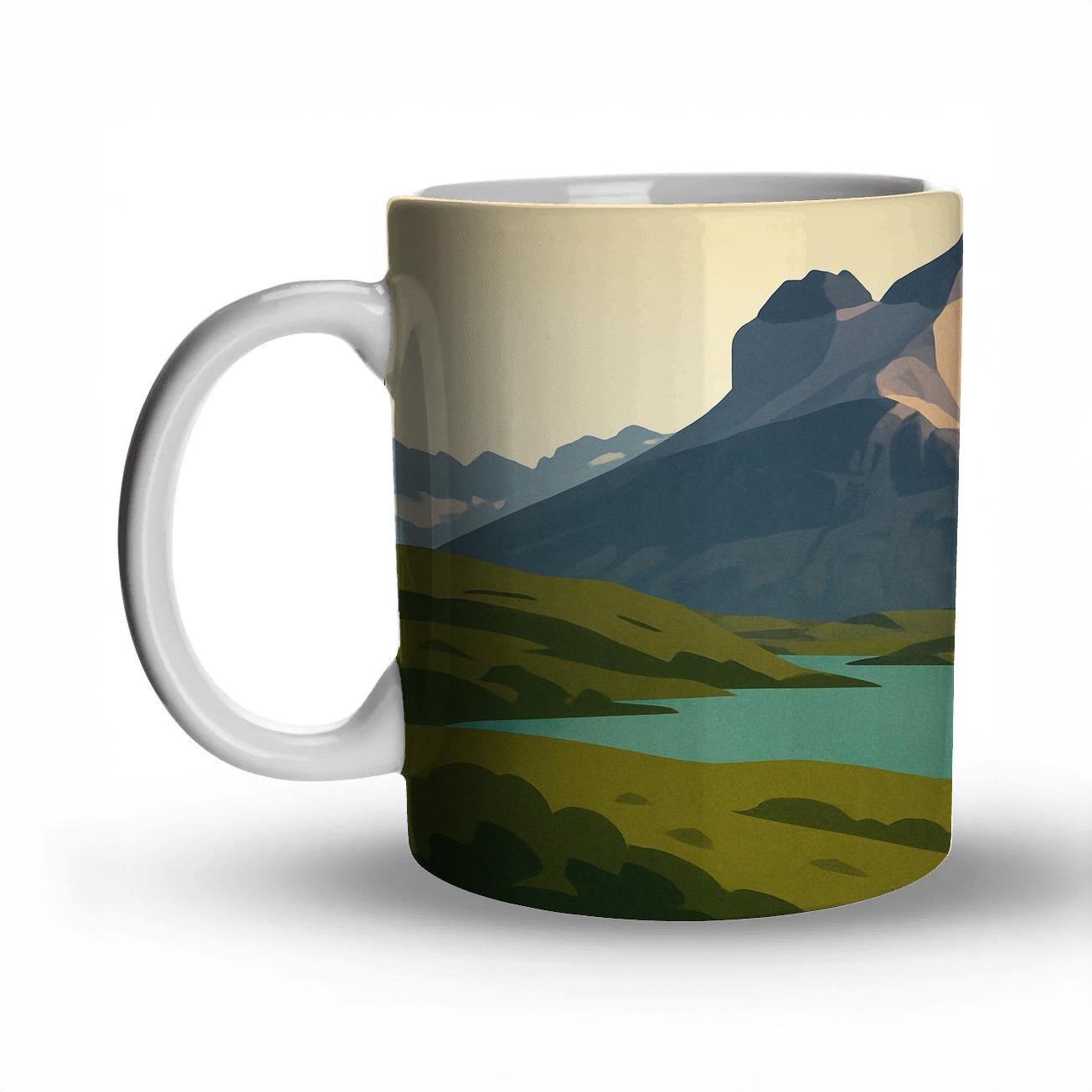 Torres Del Paine National Park Chile decorative mug sets