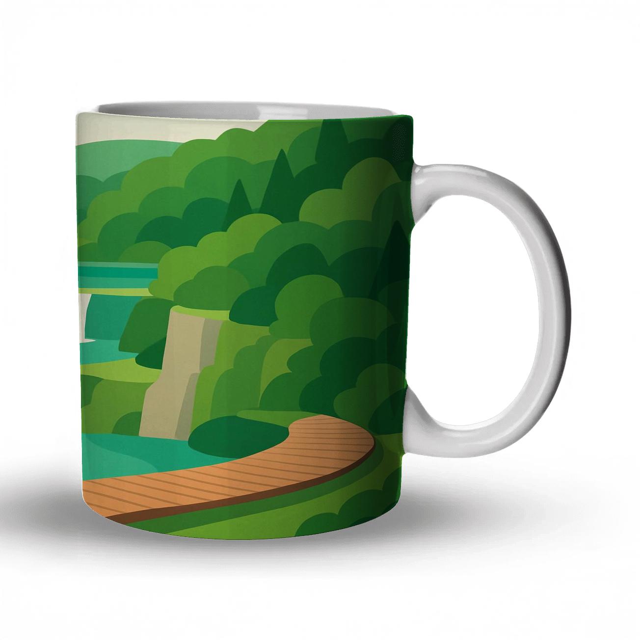 Plitvice Lakes National Park Croatia decorative mug sets