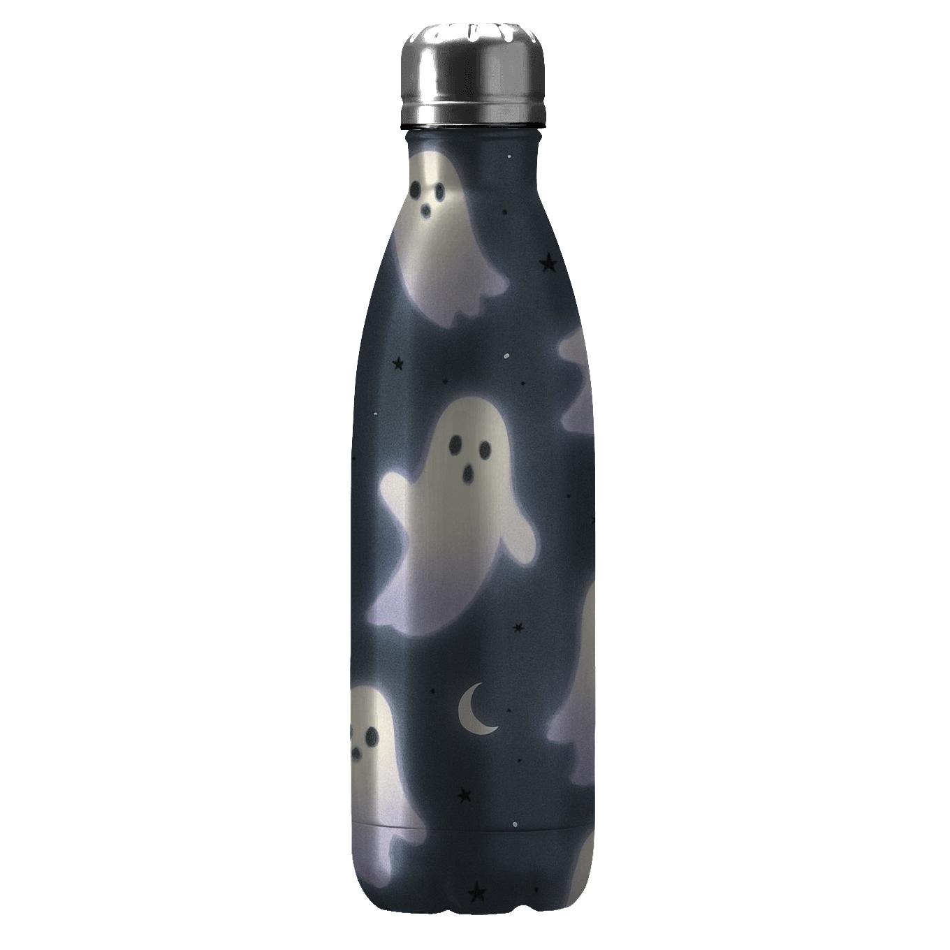 Ghost Drift Scatter On Moonlit Gray custom water bottles