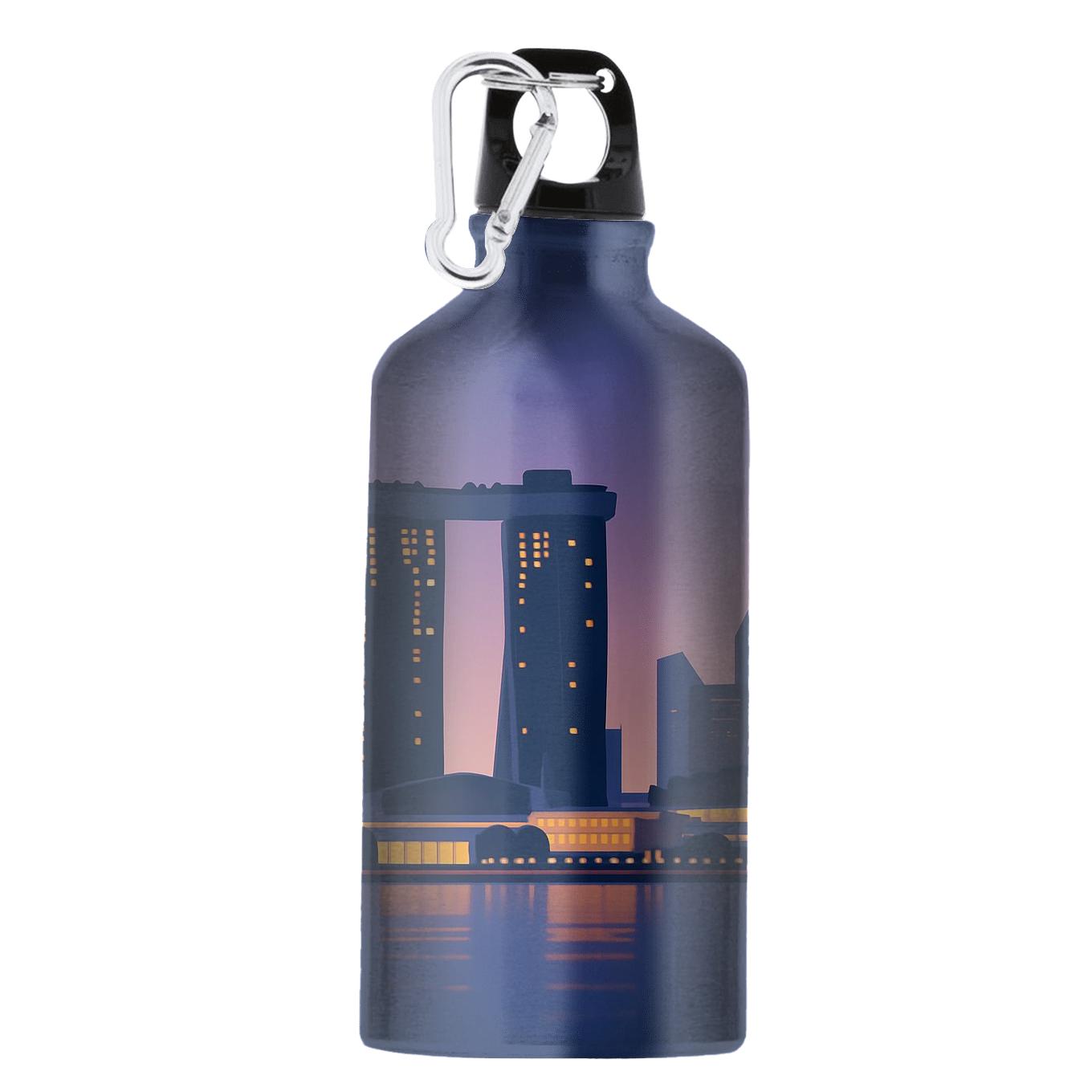 Marina Bay Sands Singapore Skyline athletic sports bottles