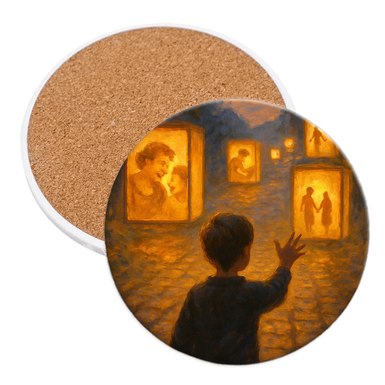 Lanterns In Her Footsteps The Path My Mother Left In Light coasters for home decor
