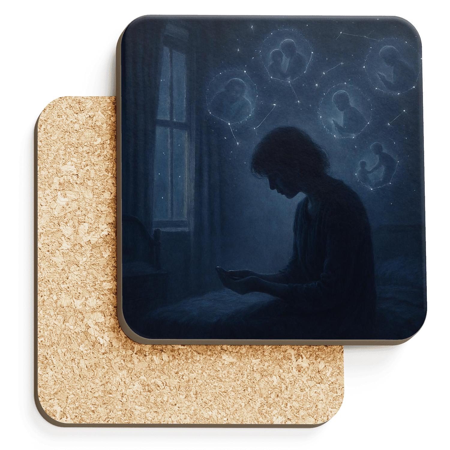Constellation Of Quiet Sacrifices A Mothers Hidden Sky cork coaster sets