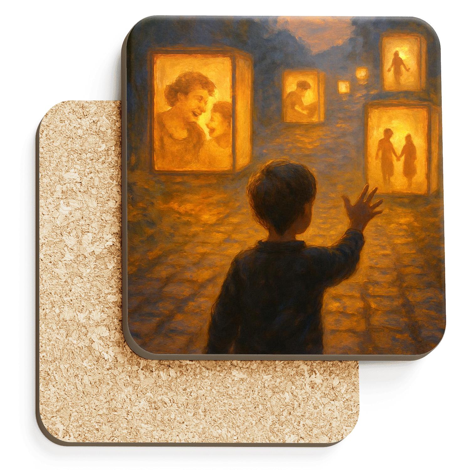 Lanterns In Her Footsteps The Path My Mother Left In Light coasters for home decor