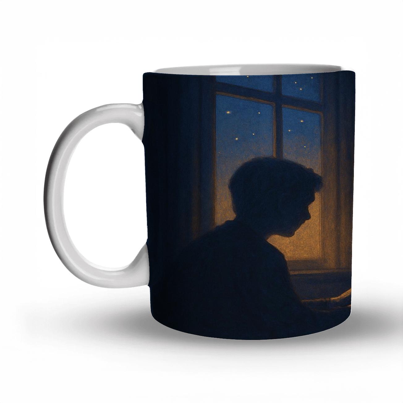 Constellation Of Her Touch Tracing Love Across A Lifetime insulated thermal mugs