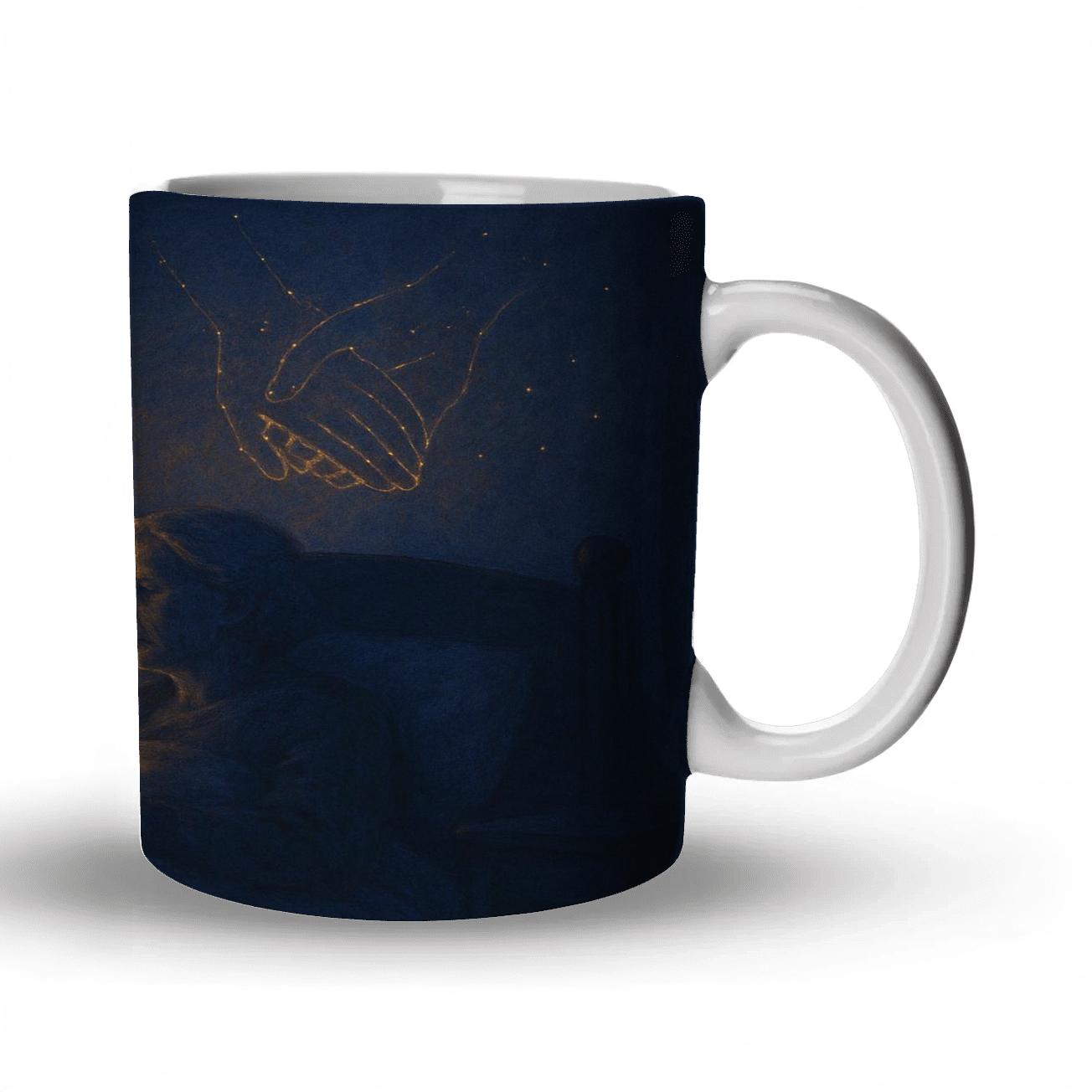 Constellation Of Her Touch Tracing Love Across A Lifetime insulated thermal mugs