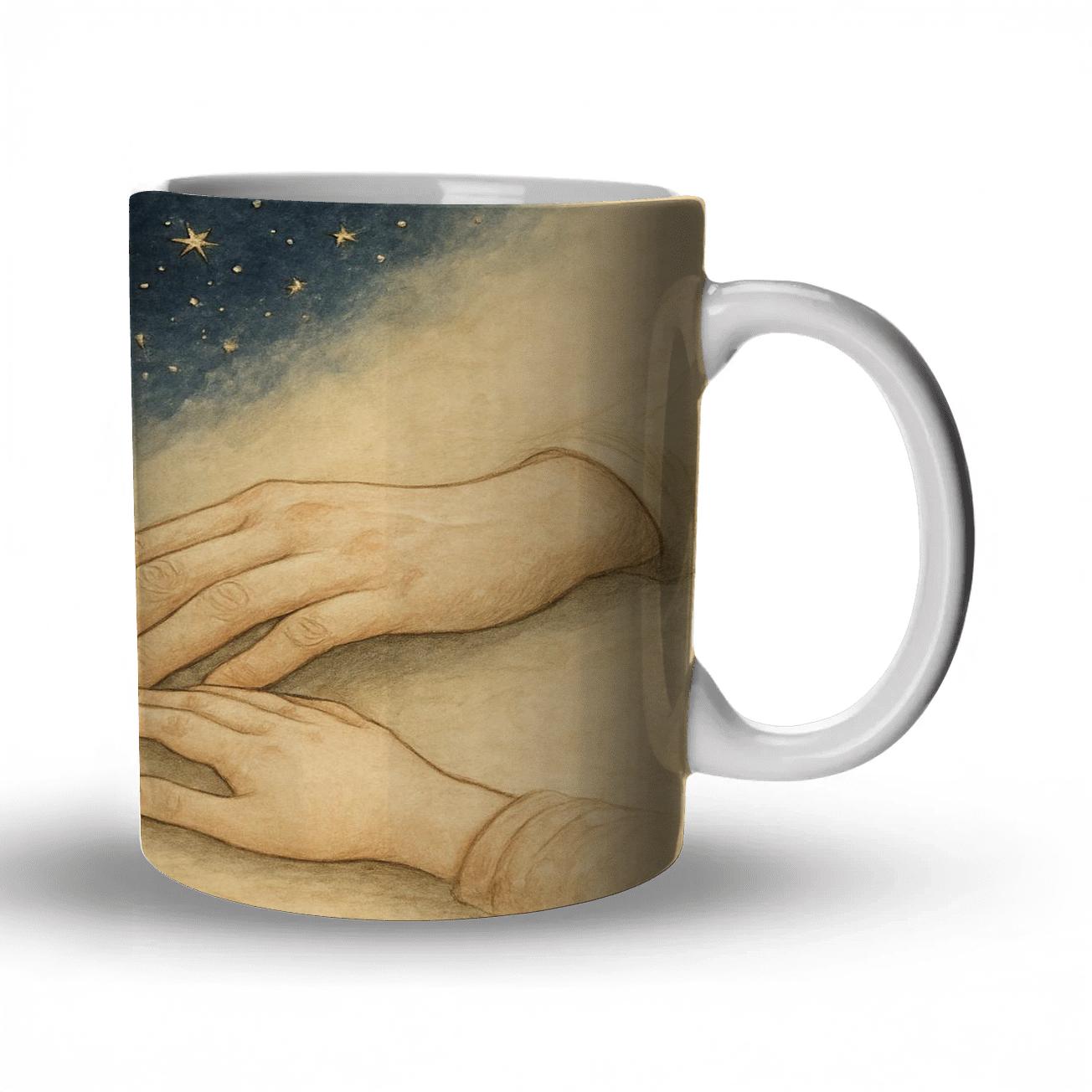 Ink That Outlives Time: Her Handwriting As A Constellation insulated thermal mugs