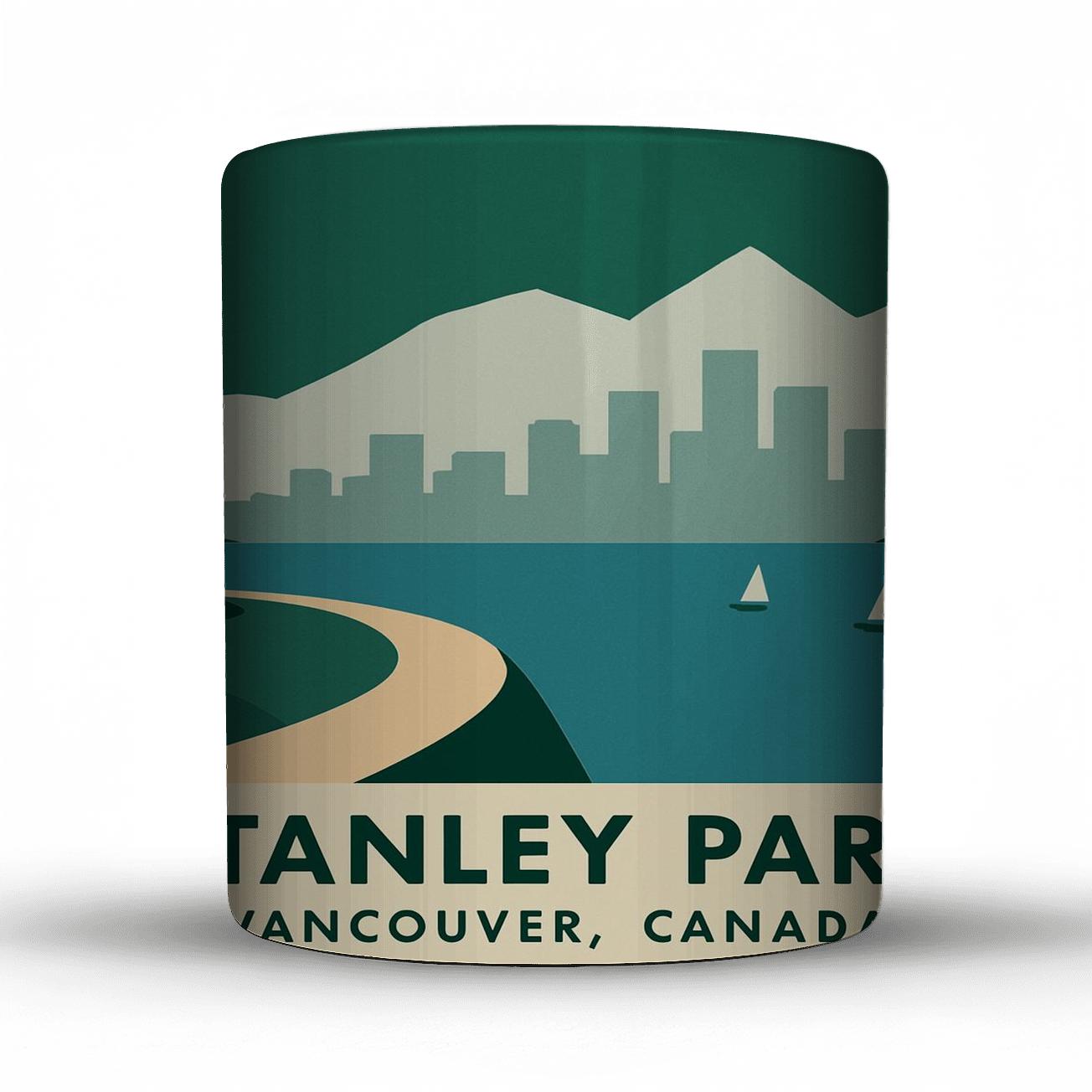 Stanley Park Vancouver Canada custom printed mugs