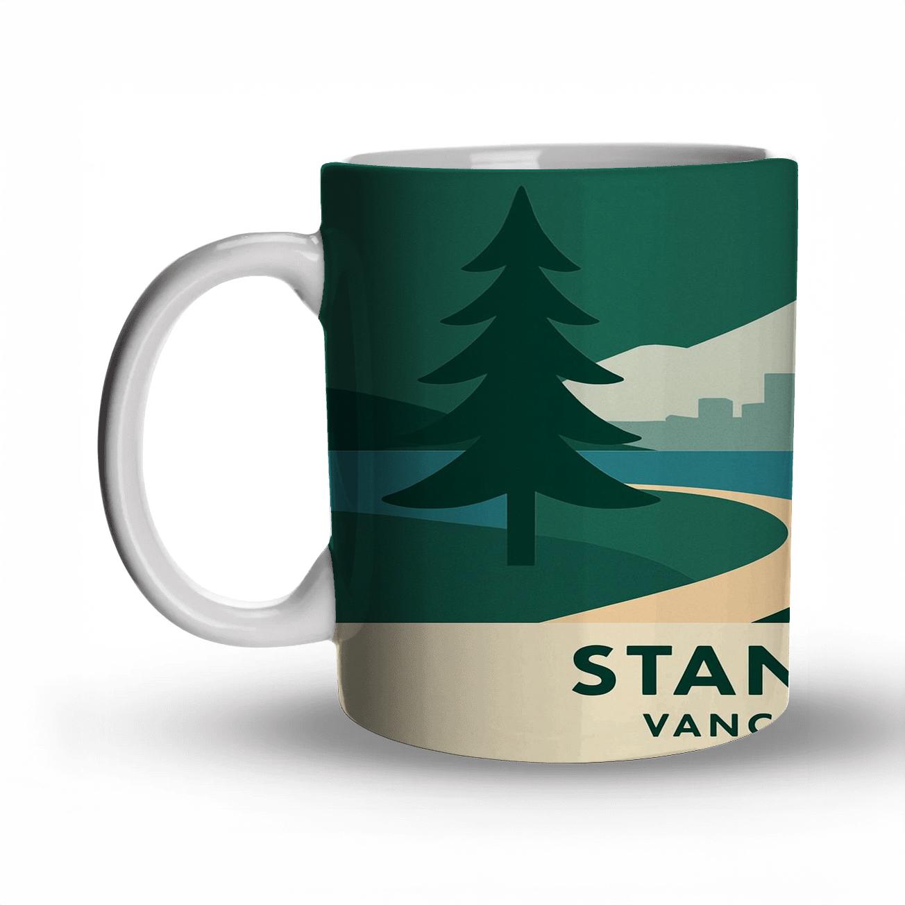 Stanley Park Vancouver Canada custom printed mugs