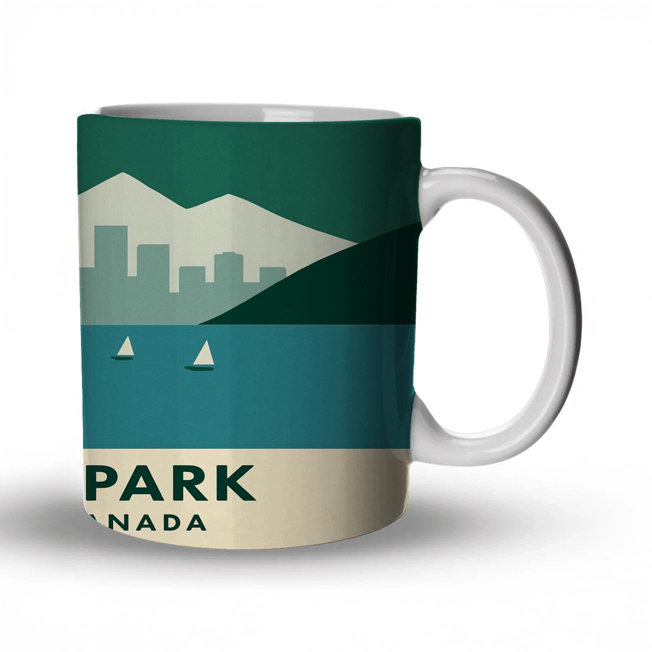 Stanley Park Vancouver Canada custom printed mugs