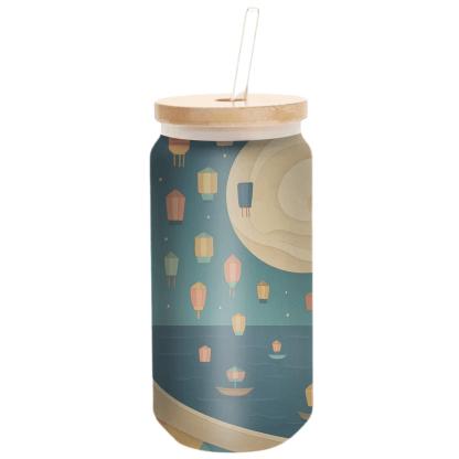 Tide Of Paper Moons Mid Autumn Festival Meets Brazilian Festa Junina premium crystal drinkware