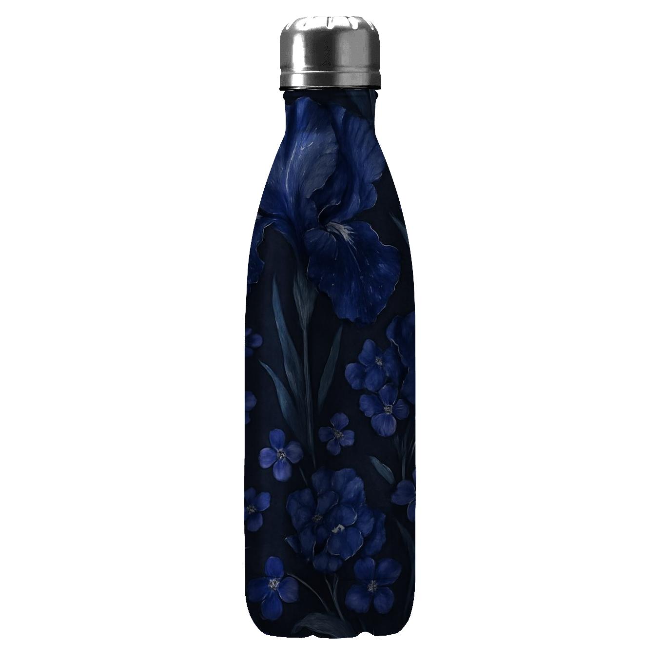 Midnight Iris Starfall water bottles with lids