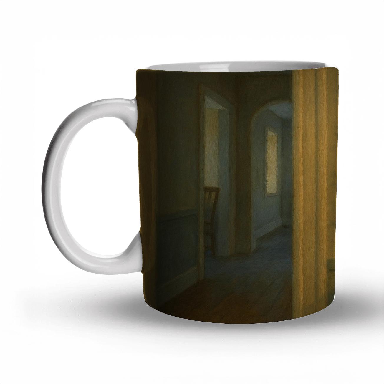 The Warmth In The Wallpaper: A Mother’s Love Holding The House Together ceramic coffee mugs