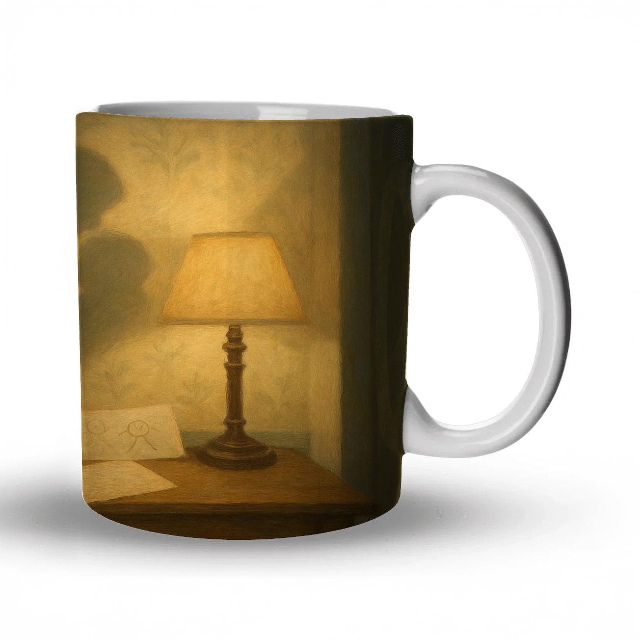 The Warmth In The Wallpaper: A Mother’s Love Holding The House Together ceramic coffee mugs