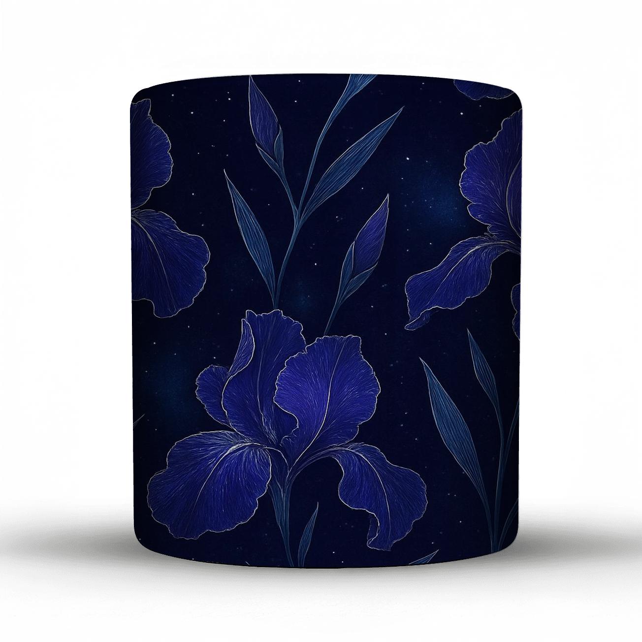 Midnight Iris Constellation personalized mugs