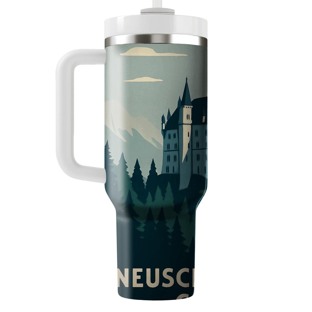 Neuschwanstein Castle Schwangau Germany tumblers with lids