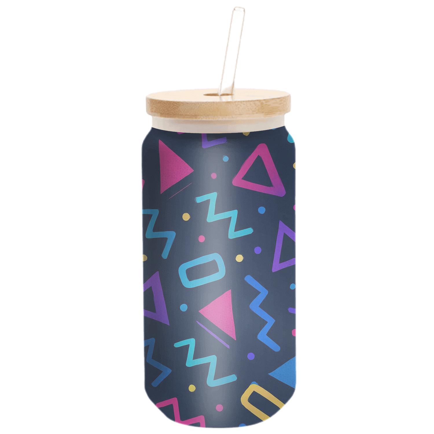 Arcade Carpet Geometry premium crystal drinkware