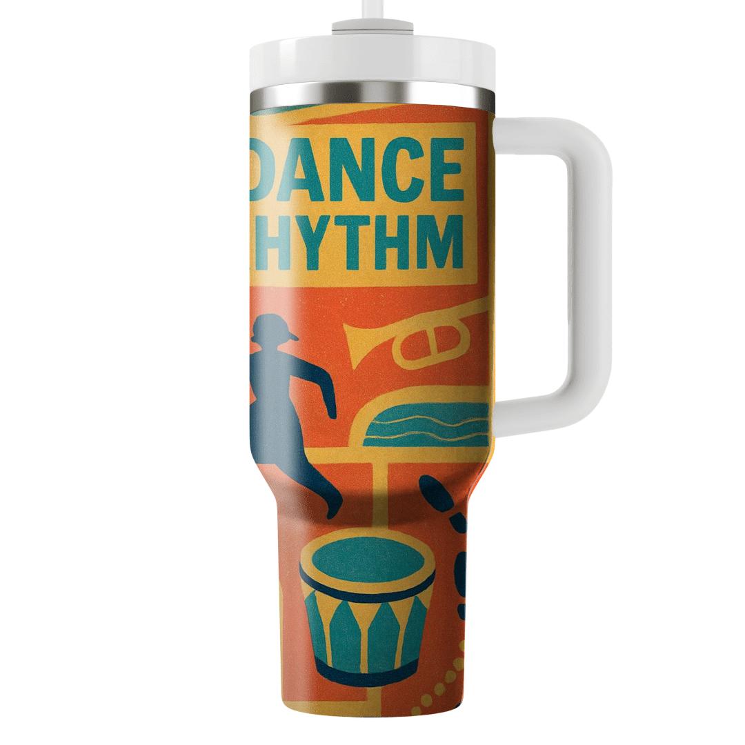 Afrobeat Street Parade Rhythm Map travel tumblers
