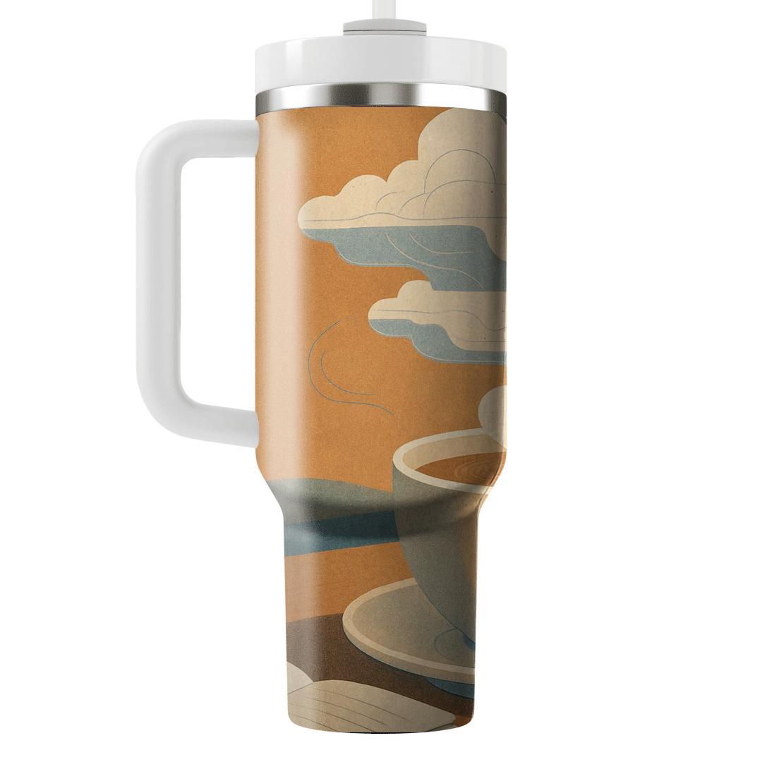Cappuccino Cloud Atlas tumbler cups