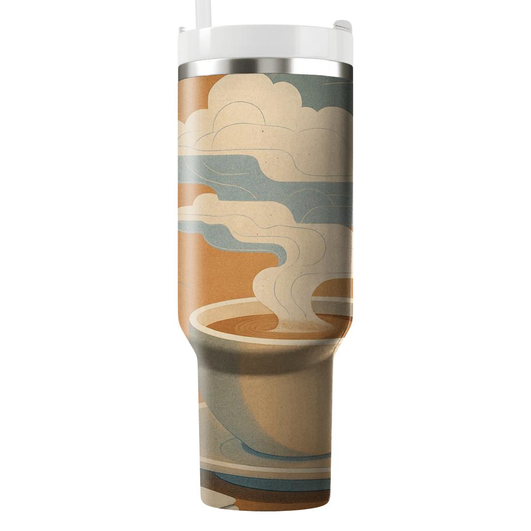 Cappuccino Cloud Atlas tumbler cups