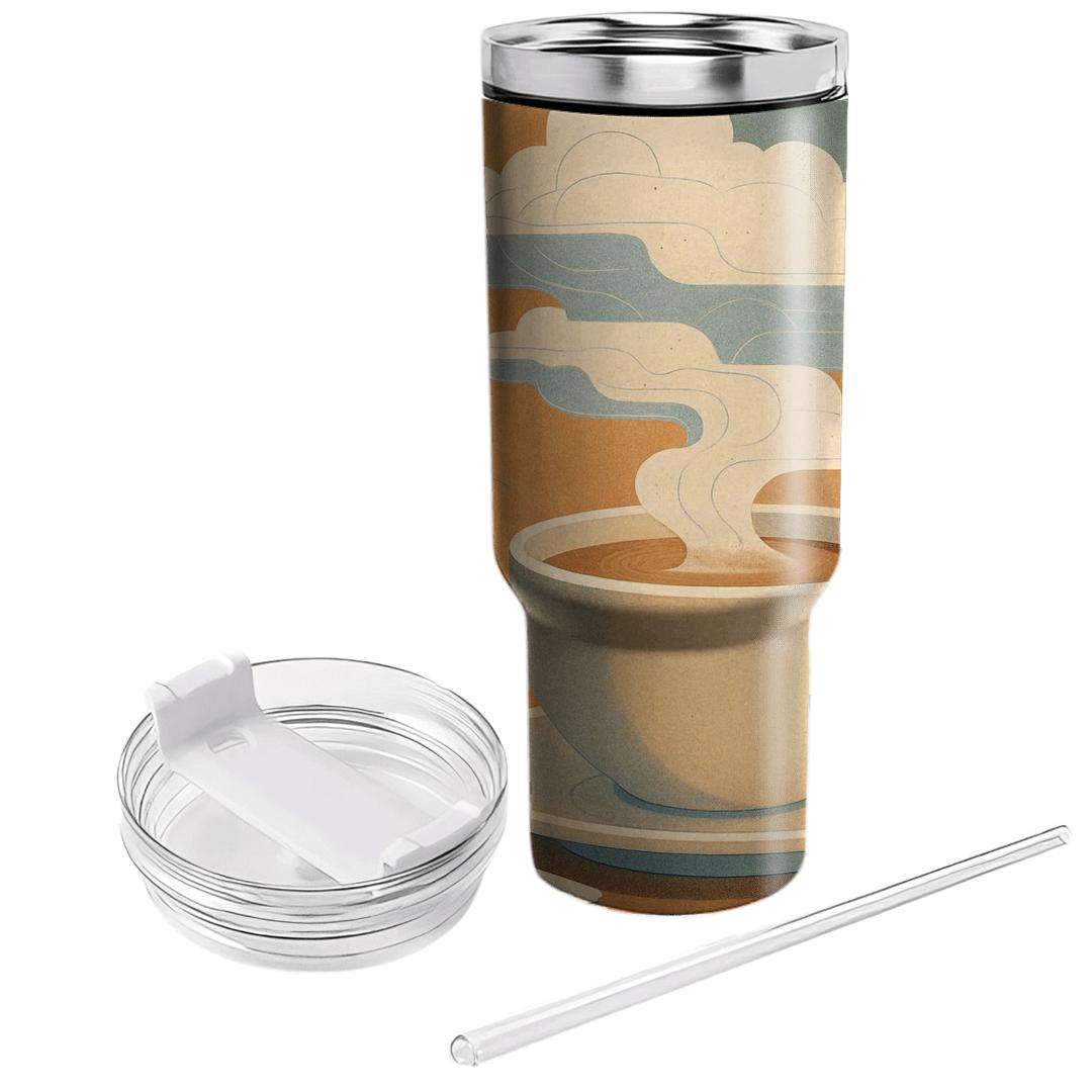 Cappuccino Cloud Atlas tumbler cups