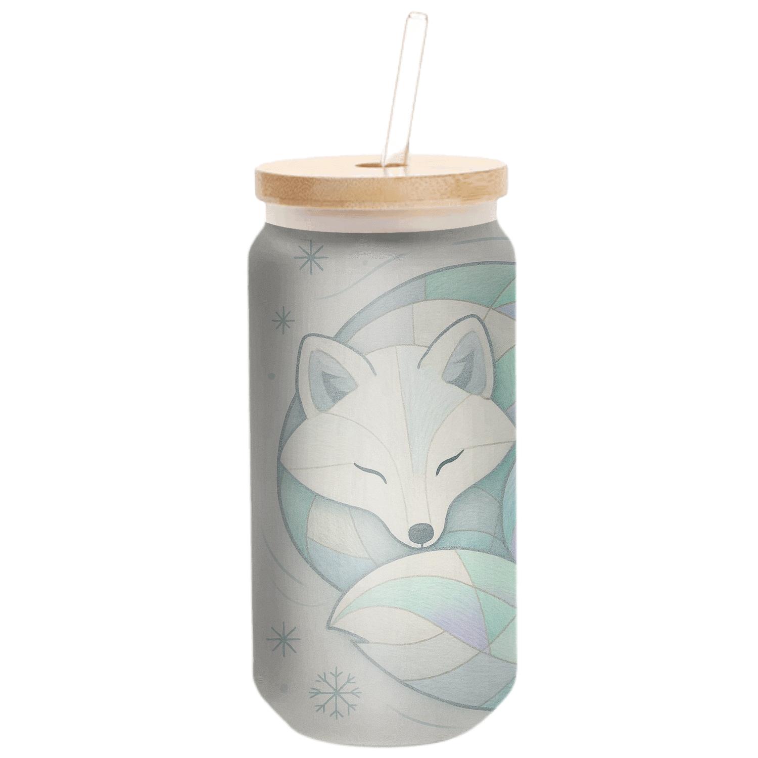 Arctic Fox Aurora Quilt insulated glass vessels