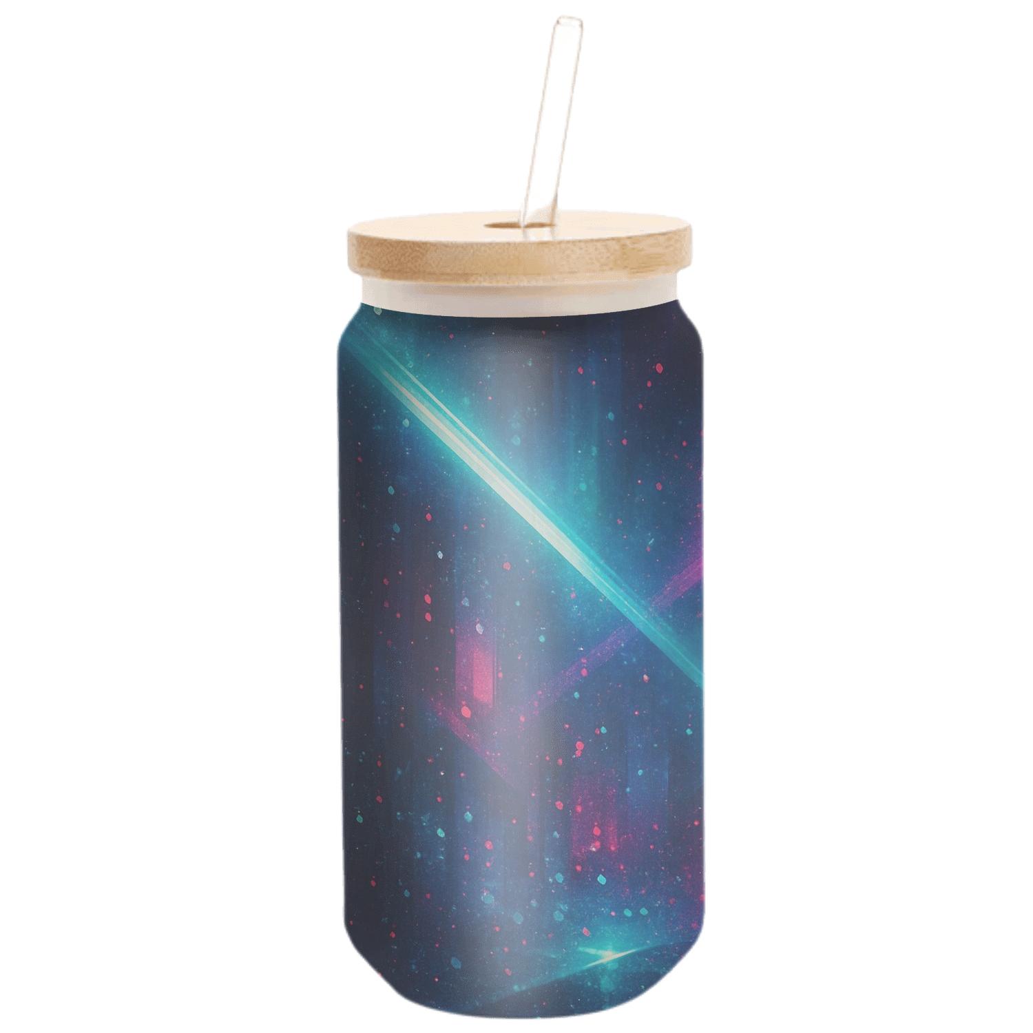 Neon Prism Glitter Streetlight Haze textured glass