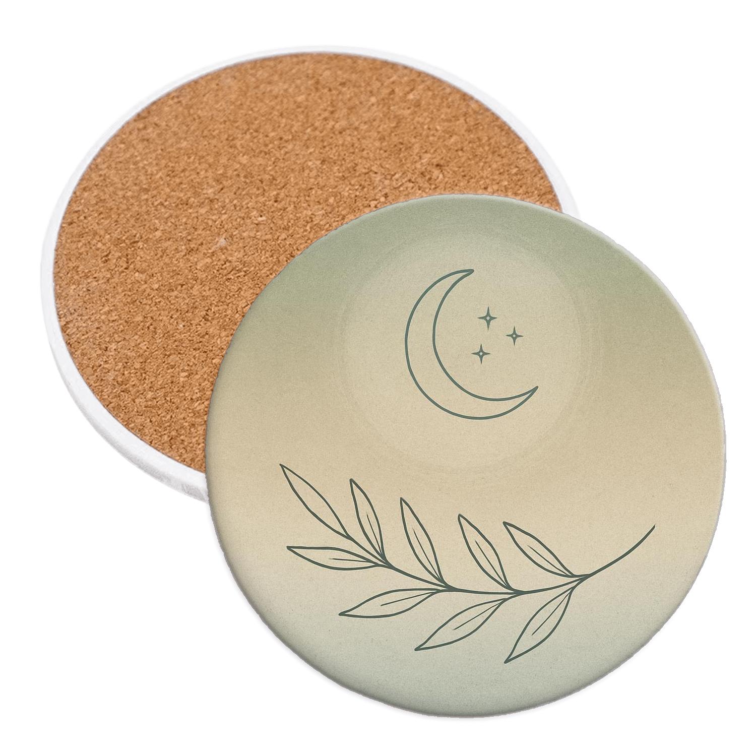 Covenant Olive Under A Crescent Sky stone coaster collections