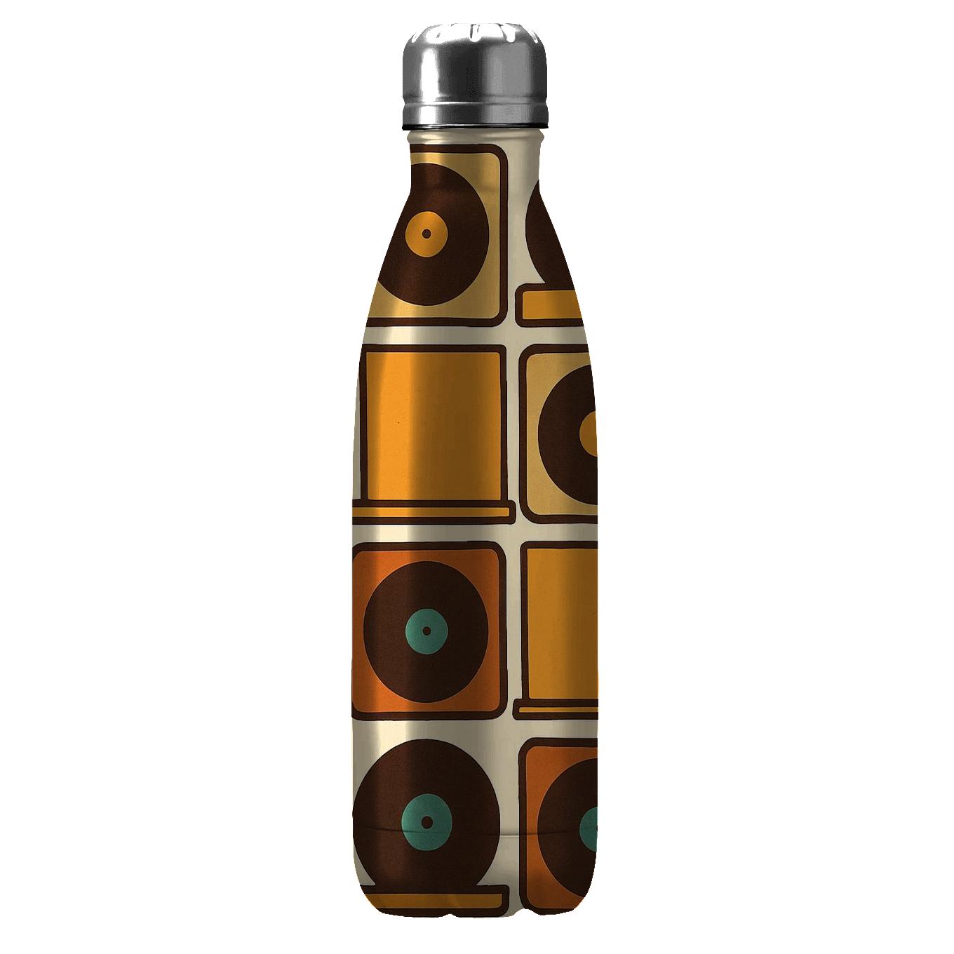 Groovy Record Shelf Tiles personalized water bottles