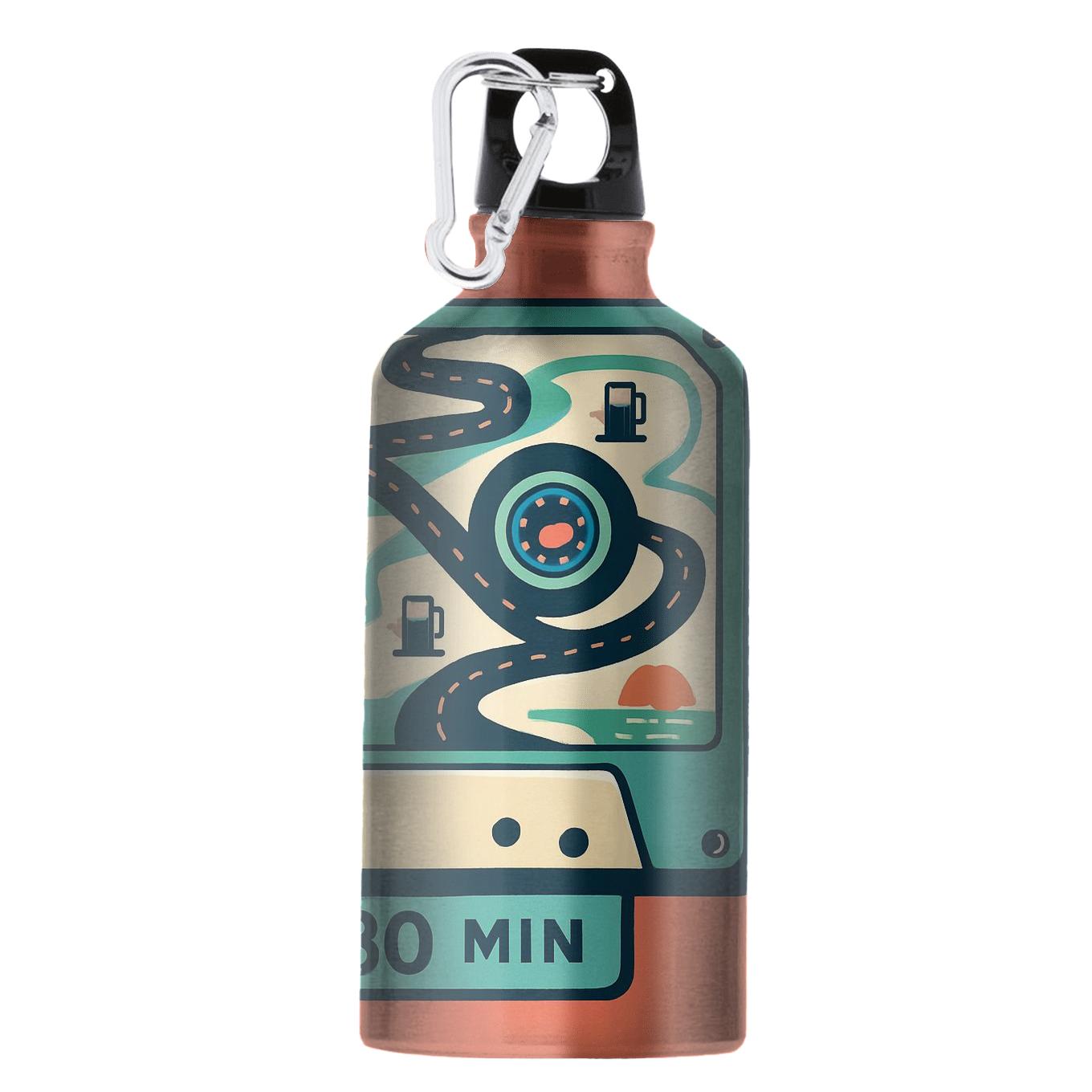 Cassette Mixtape Road Trip Map sports bottles for gifts