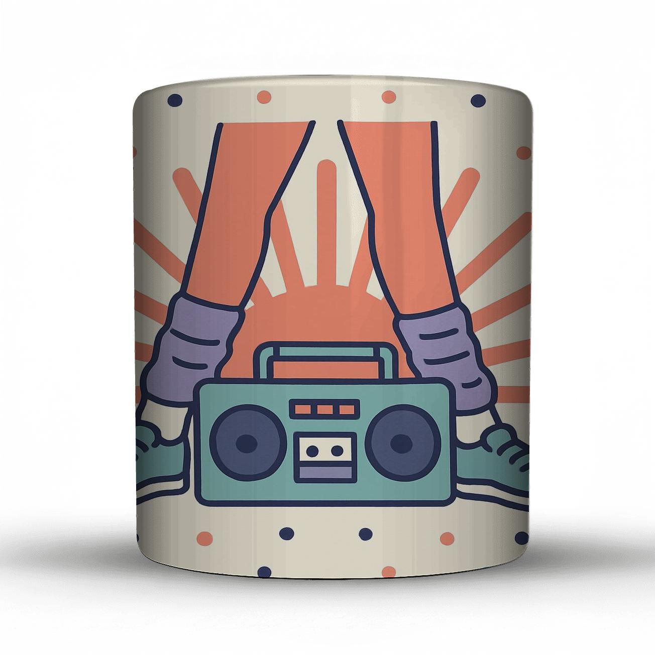 Sunrise Aerobics Studio Shapes personalized mugs