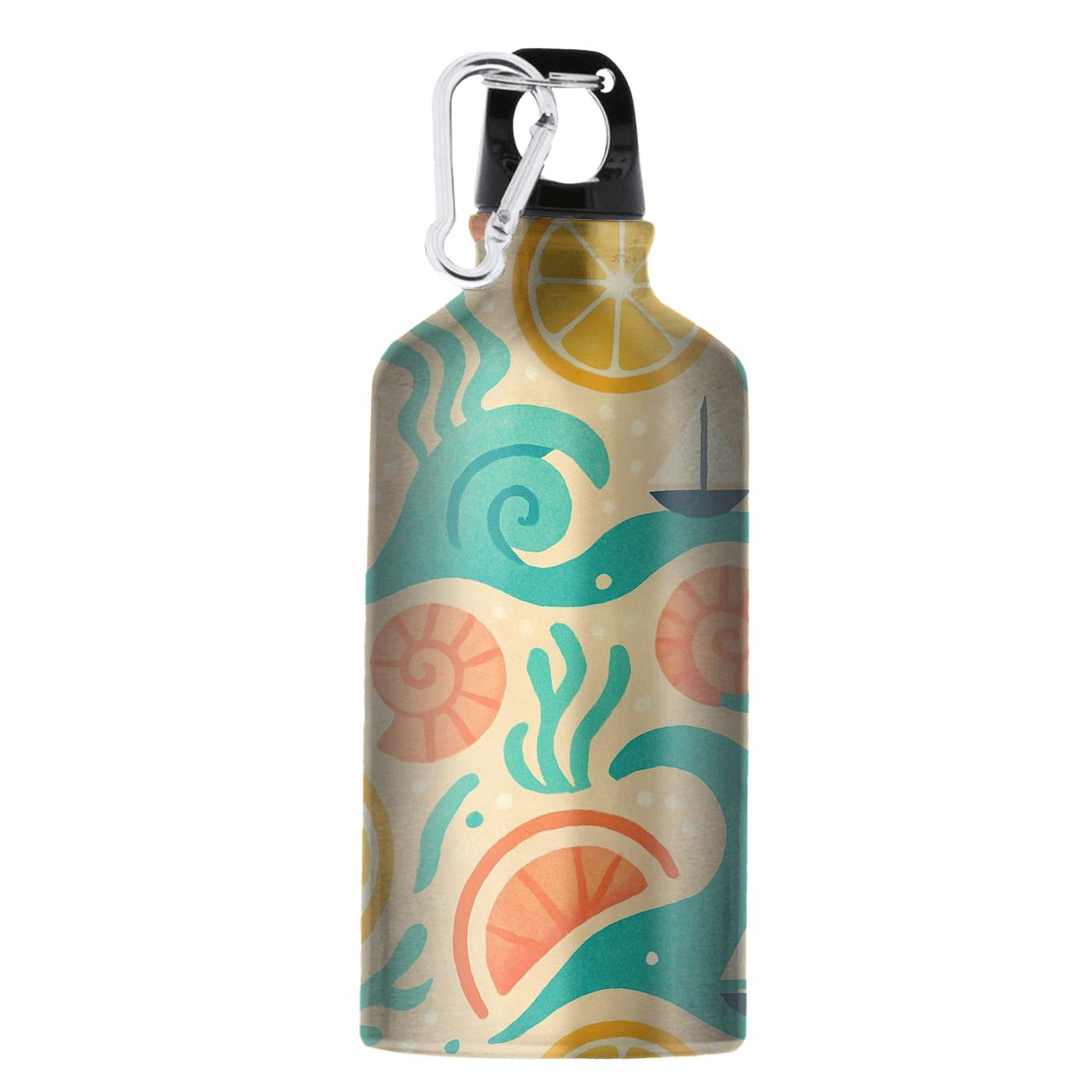 Midsummer Citrus Tide personalized sports bottles