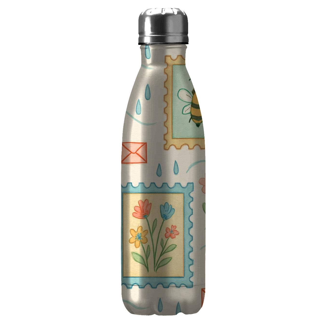 Spring Rain And Wildflower Postage Garden insulated water bottles