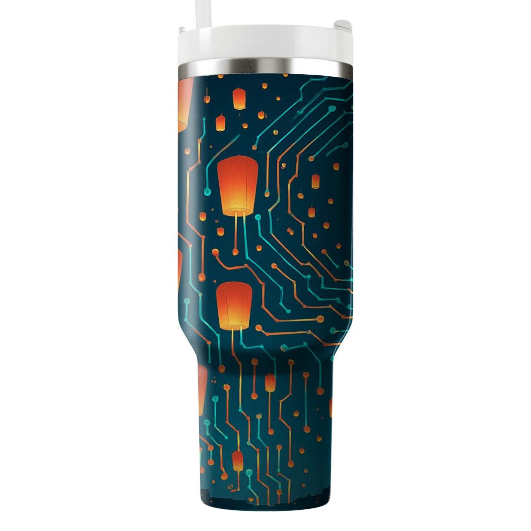 Sky Lantern Circuitry Night travel tumblers