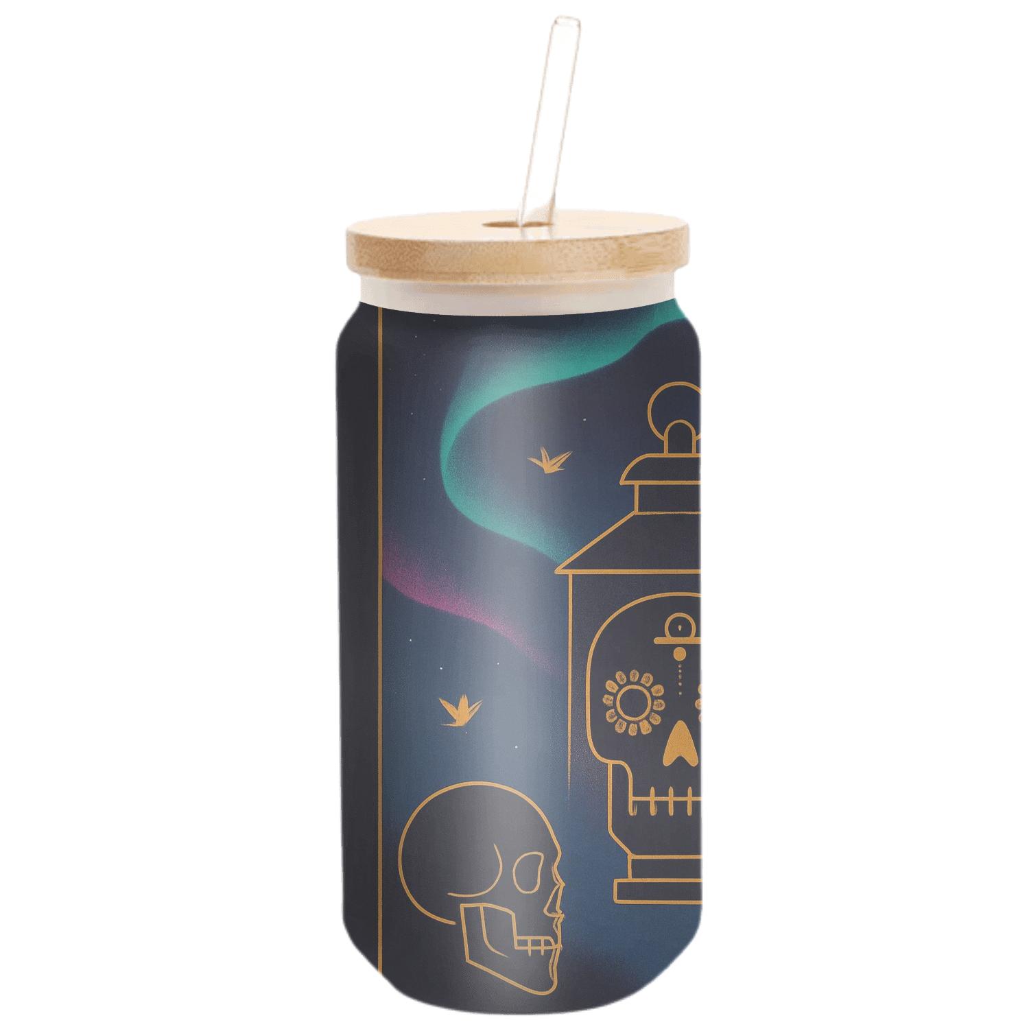 Aurora Lantern Procession Fusion Obon And Day Of The Dead custom engraved glassware
