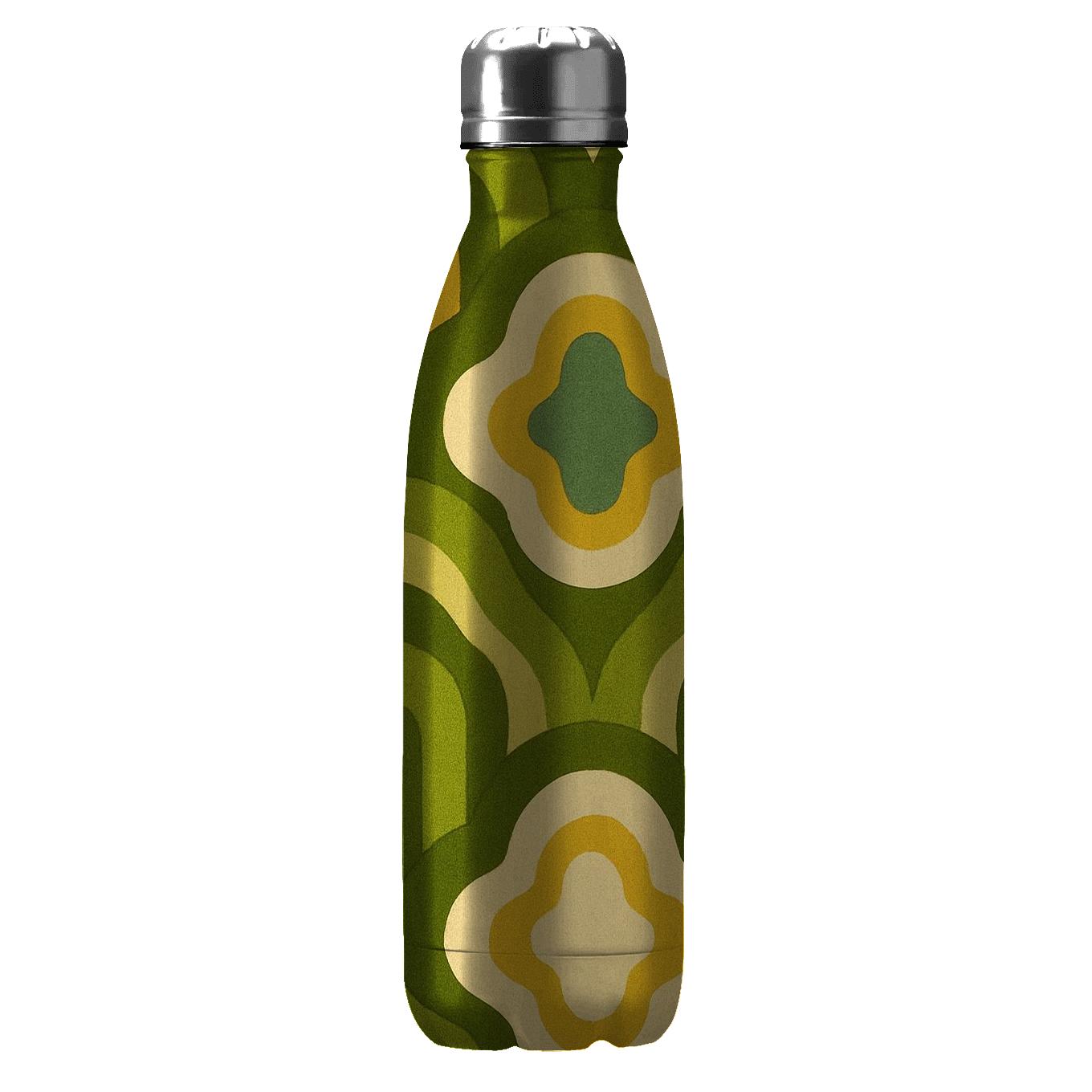 Avocado Wave Medallions travel water bottles