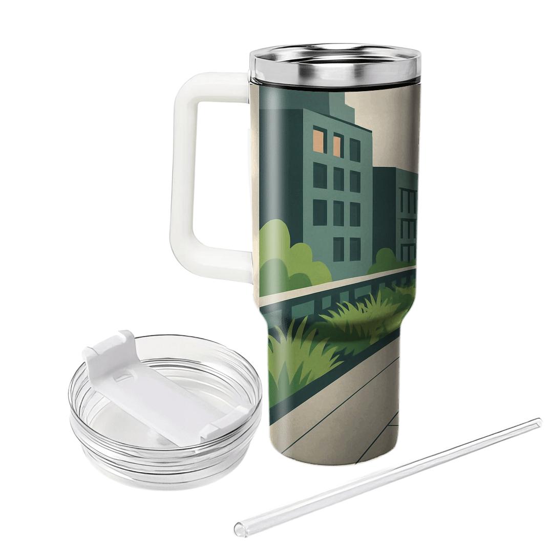 The High Line New York City United States decorative tumblers