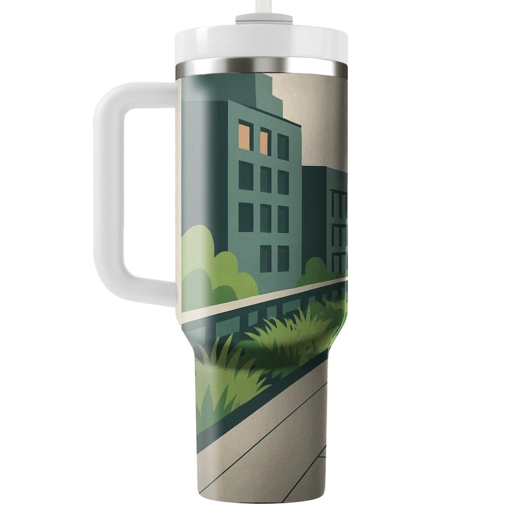 The High Line New York City United States decorative tumblers
