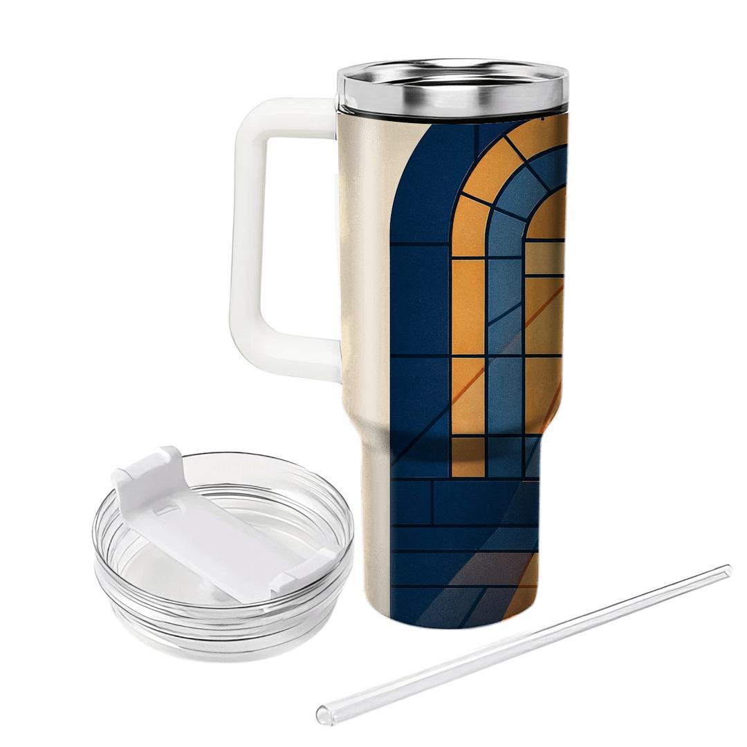 Sanctuary Window Dawn custom tumblers