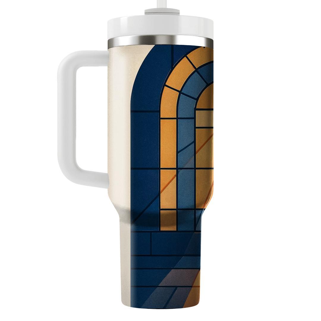 Sanctuary Window Dawn custom tumblers