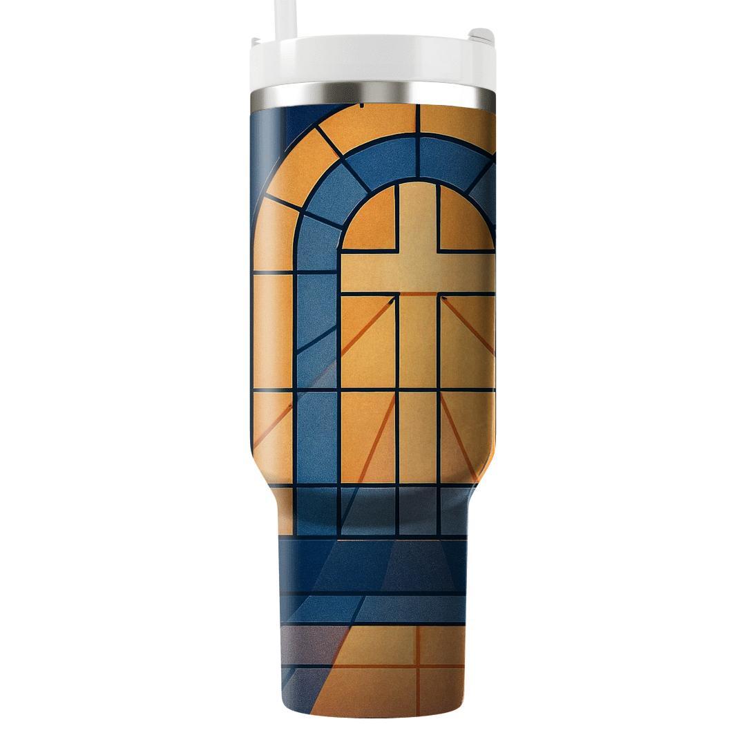 Sanctuary Window Dawn custom tumblers
