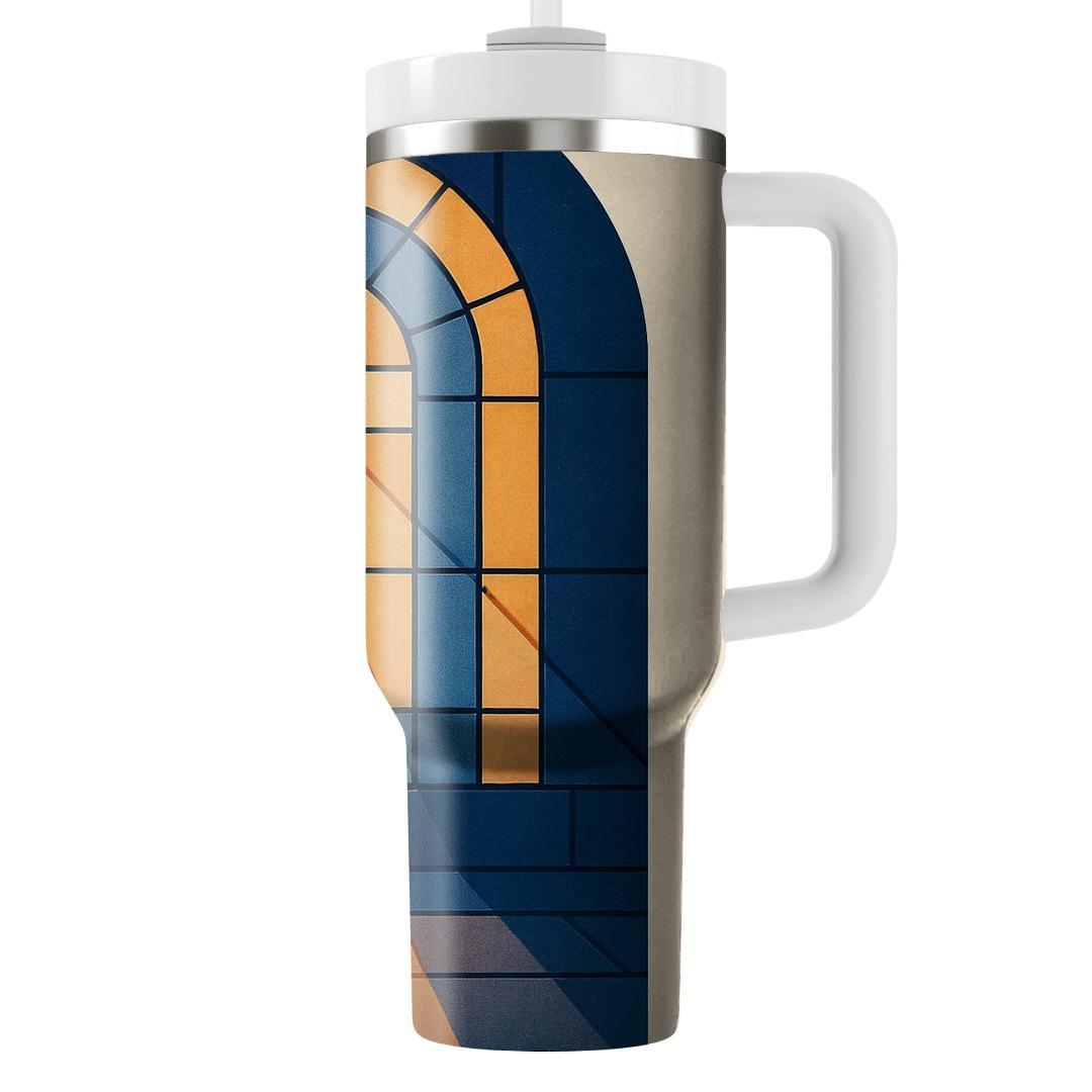 Sanctuary Window Dawn custom tumblers
